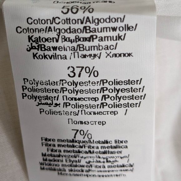 Cache Cache Metallic Gold Faux Wrap Side Pockets Mini Skirt - size 42 Eu(10-12)* - Picture 10 of 11